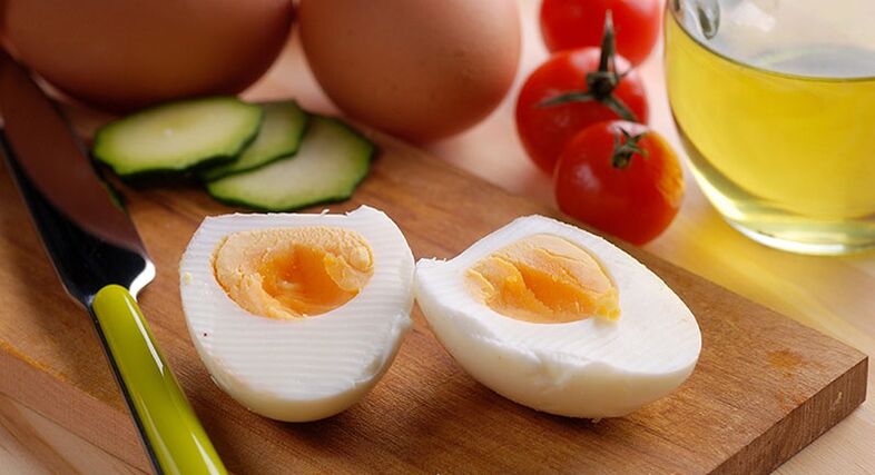 ou fiert și legume pentru pierderea în greutate